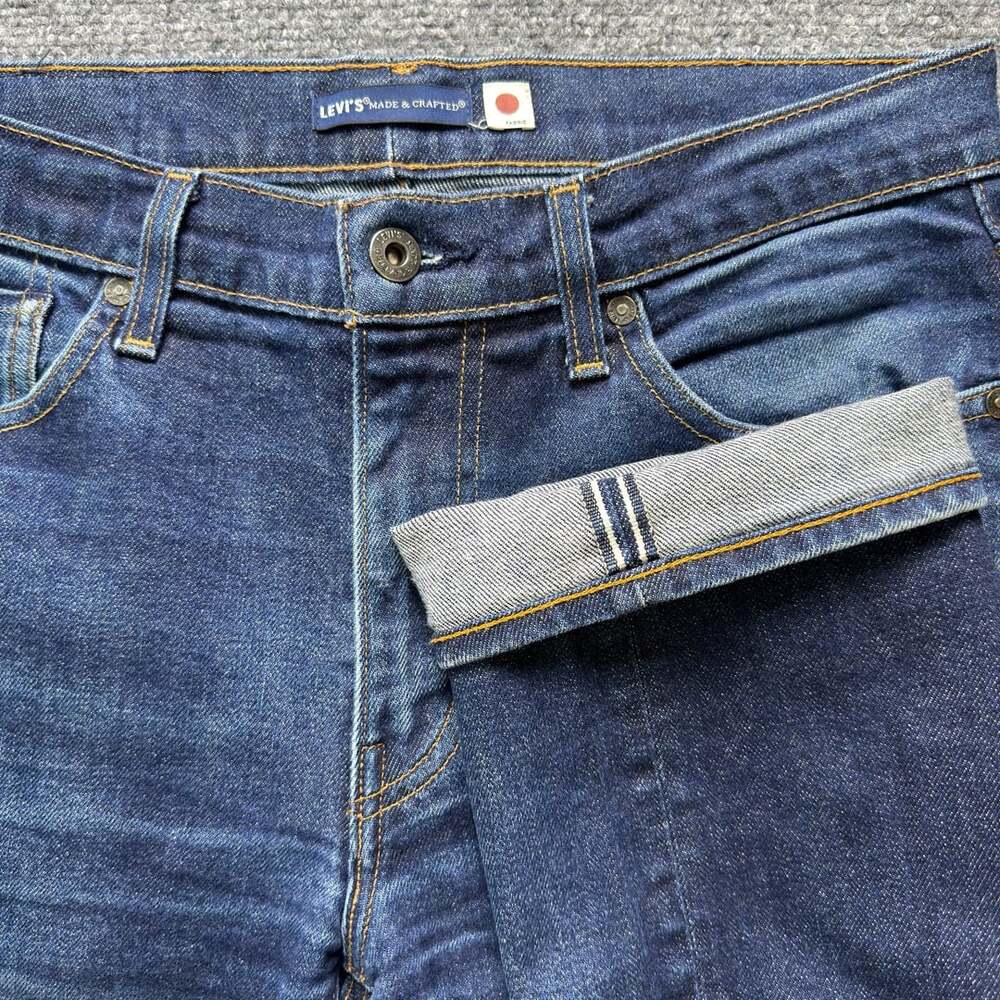 Levi's Made & Crafted 511 Slim Selvedge Jeans Mens 32x32 Indigo Denim Japanese